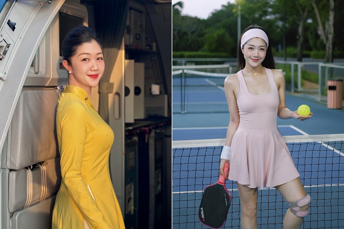 Tiếp viên trưởng Vietnam Airlines khoe dáng trên sân pickleball: Gia thế hoàng tộc, sự nghiệp gây choáng