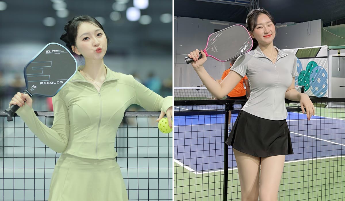 Chẳng cần hở bạo khoe thân, Á khôi thanh lịch Kim Trà My vẫn hút mọi ánh nhìn trên sân pickleball