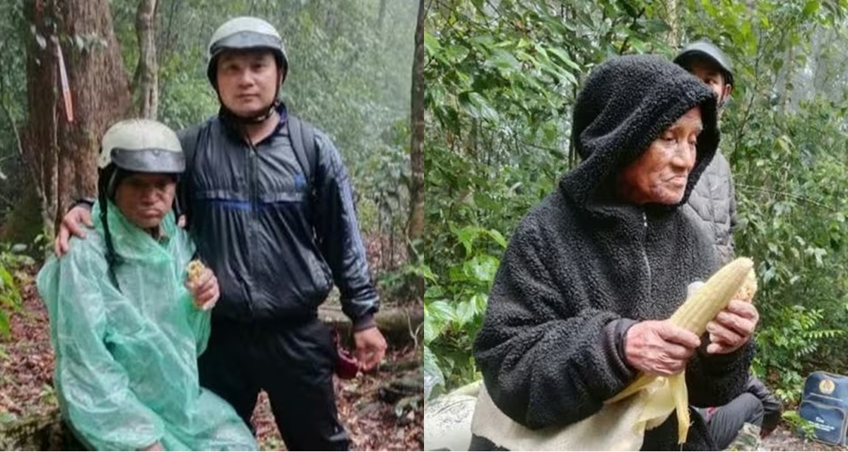 Điều kỳ diệu đến với cụ ông 78 tuổi đi lạc trong rừng 6 ngày, tìm thấy cụ trong tình trạng bất ngờ