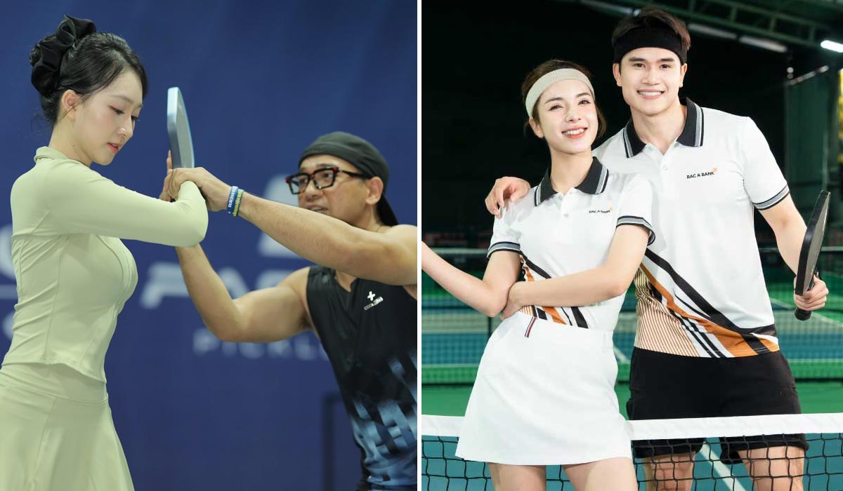 Chơi pickleball với bạn khác giới, phái nữ làm thế nào để tránh bị hiểu nhầm \'thả thính\' đối phương?