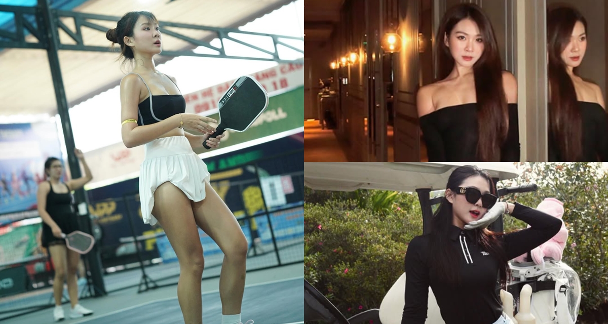 Danh tính hot girl bị mắng ‘gọi vốn’ vì vén váy đánh pickleball, bị chê phản cảm liền đáp trả căng