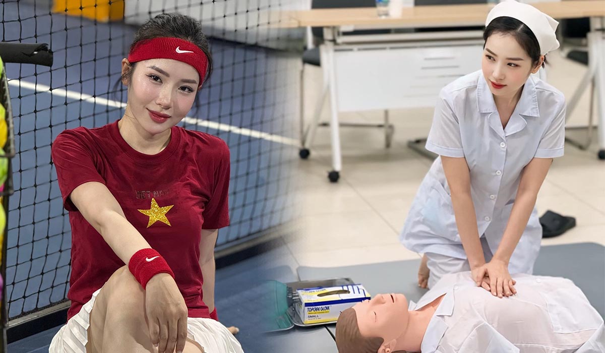 Nữ ý tá gây sốt làng pickleball Việt Nam, diện trang phục khoe vóc dáng \'đốn tim\' fan