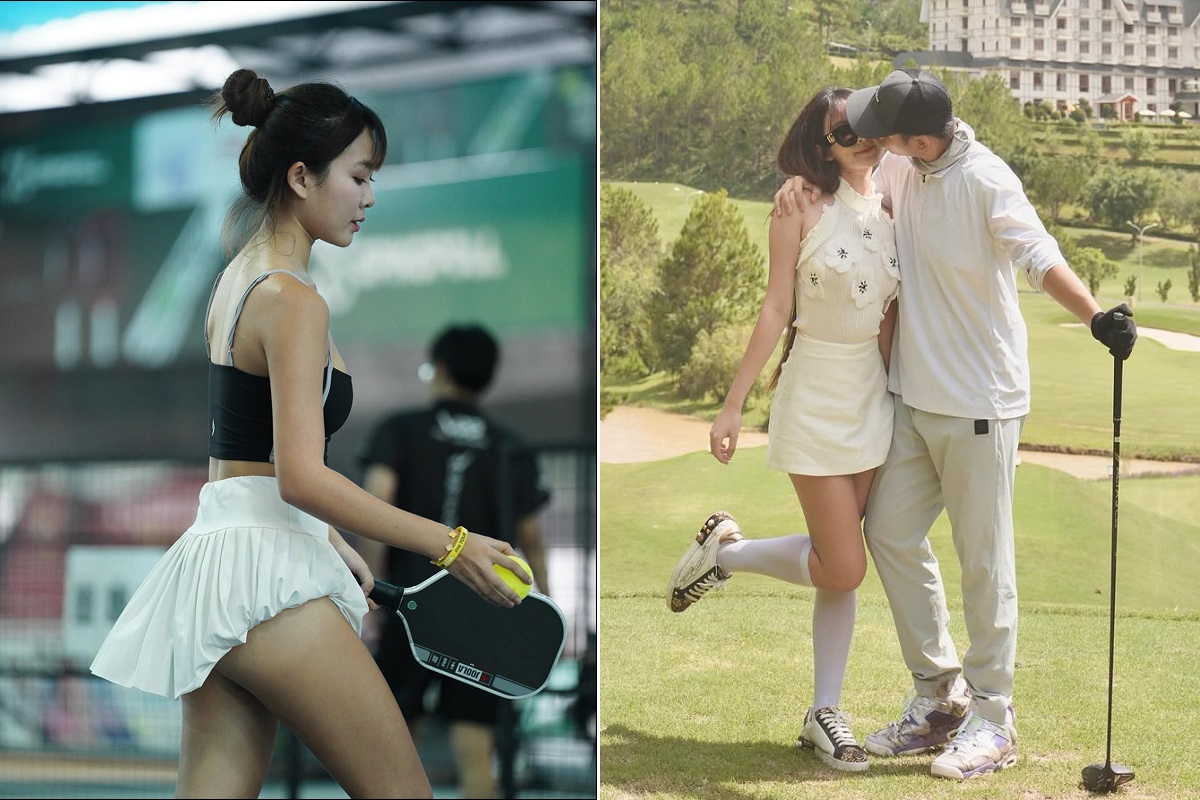 Gây bão với style \'gọi vốn\', hot girl pickleball để lộ bạn trai đại gia \'chống lưng\'