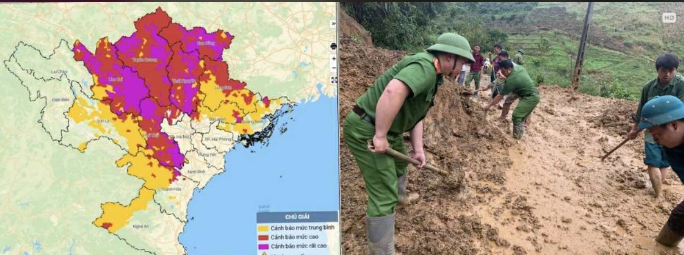 Thông báo khẩn tới 800 xã phường ở 11 tỉnh trên cả nước sau hoàn lưu bão số 10