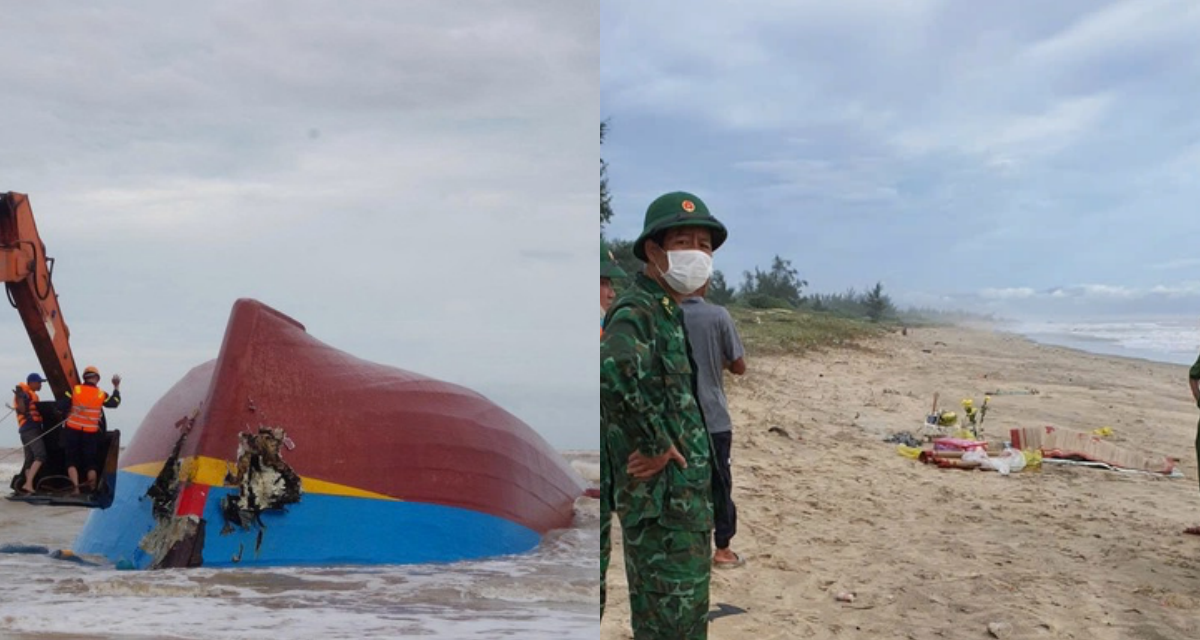 Quảng Trị: Phát hiện 2 thi thể trôi dạt vào bờ biển, hé lộ manh mối quan trọng trong vụ 9 ngư dân mất tích