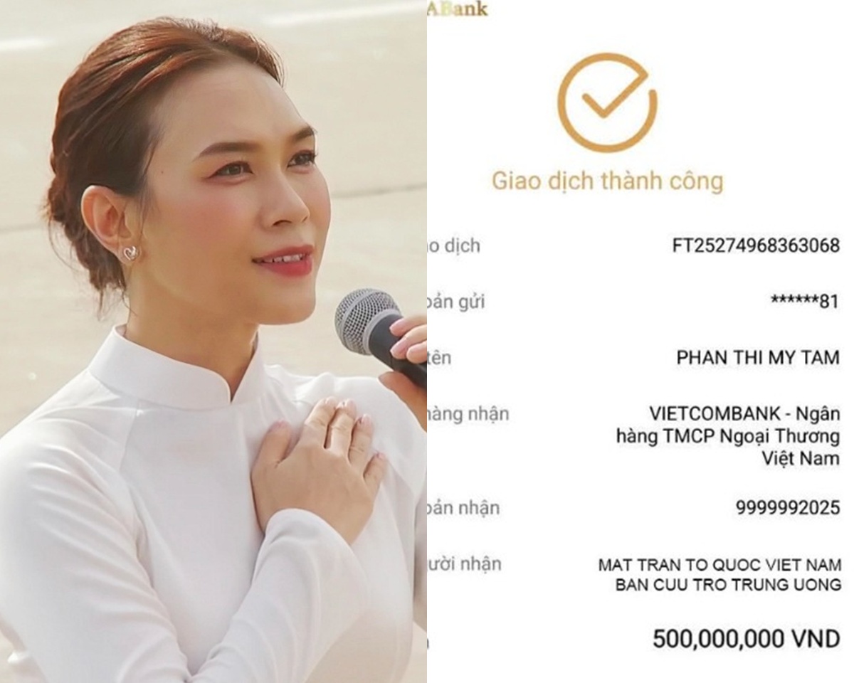 Ca sĩ Mỹ Tâm công khai ủng hộ số tiền \'khủng\' đến đồng bào gặp lũ lụt, dân tình lo lắng một vấn đề