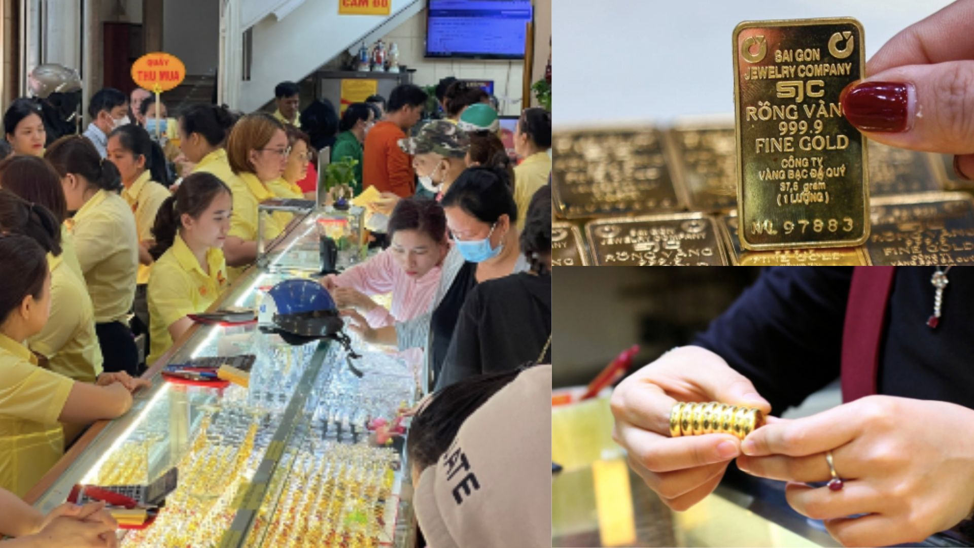 Giá vàng hôm nay 1/10: Mở đầu tháng 10 vẫn chưa hạ nhiệt, vàng miếng SJC giữ vững đỉnh, vàng nhẫn giá siêu cao
