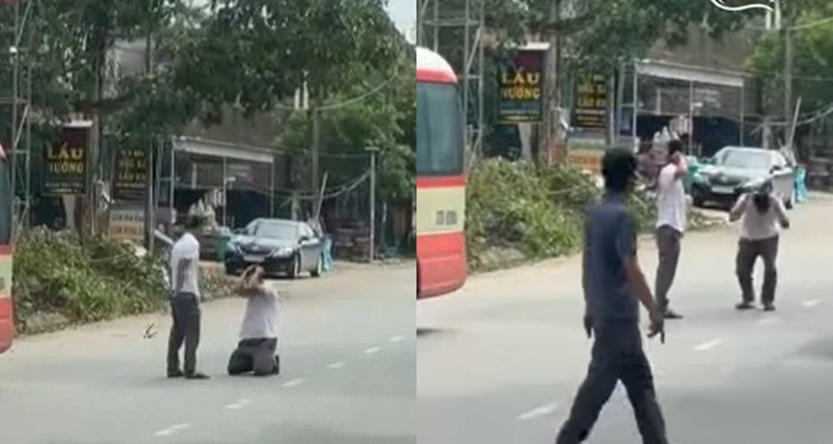 Hé lộ nguồn cơn vụ hành khách bắt tài xế bus quỳ giữa đường, dùng thắt lưng để vụt ở Nghệ An