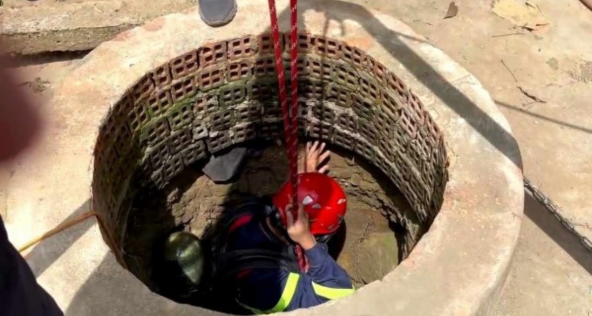 Hiện trường vụ 2 cha con tử vong dưới giếng sâu 10m ở Lâm Đồng, nghi liên quan đến ngạt khí