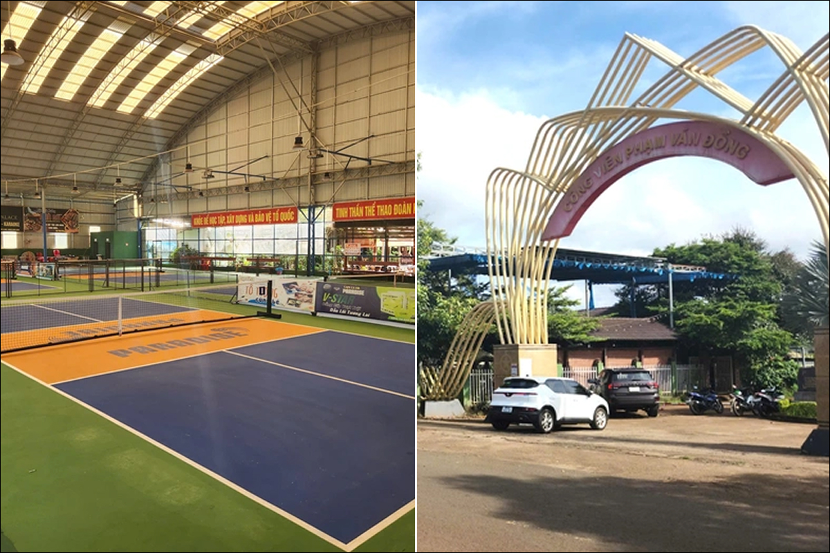 Gia Lai: Chính quyền lấy đất công viên làm sân Pickleball, nhiều người dân bức xúc