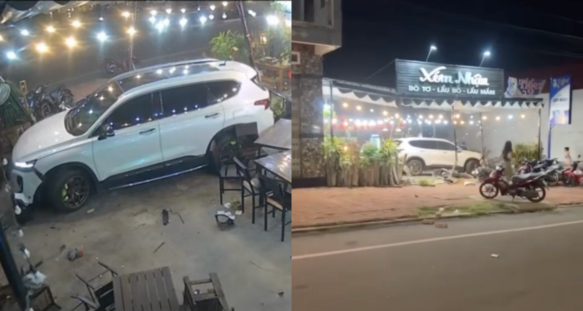 Clip hỗn loạn ở Gia Lai: Xe ‘điên’ mất lái lao thẳng vào quán nhậu giữa đêm, một người không qua khỏi
