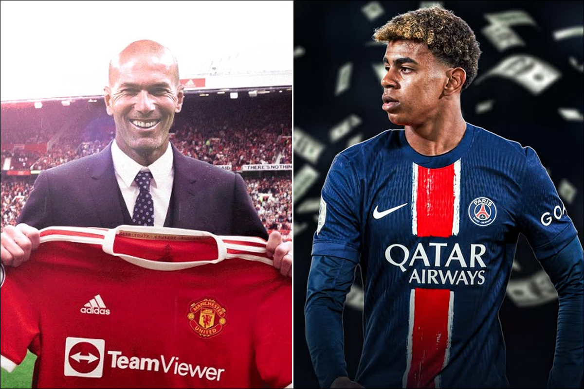 Tin chuyển nhượng trưa 8/10: Zidane ra điều kiện dẫn dắt Man Utd; Lamine Yamal đồng ý gia nhập PSG?