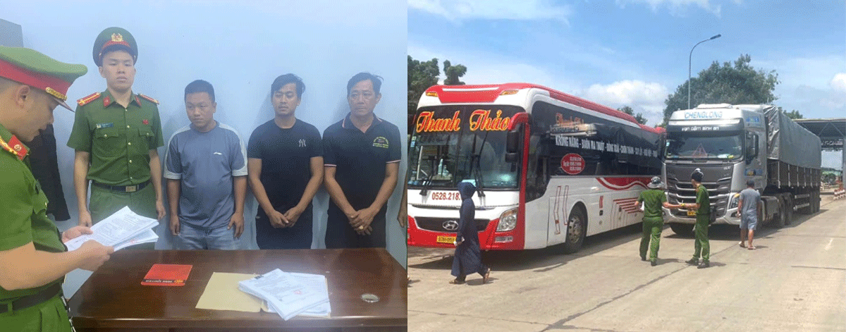 Tài xế xe đầu kéo chặn đầu xe khách để xử lý mâu thuẫn: Trạm thu phí ùn tắc nghiêm trọng gây bức xúc