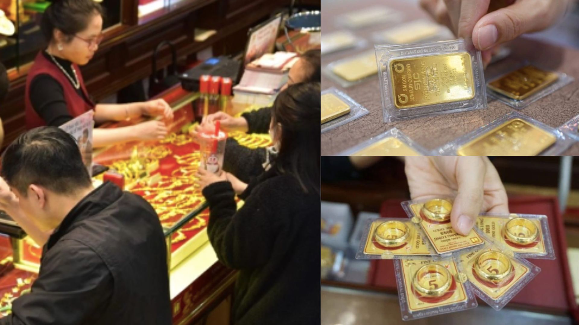 Giá vàng hôm nay 10/10: Sau cú tăng \'sốc\', bảng giá vàng trong nước bất ngờ \'đỏ lửa\' toàn diện