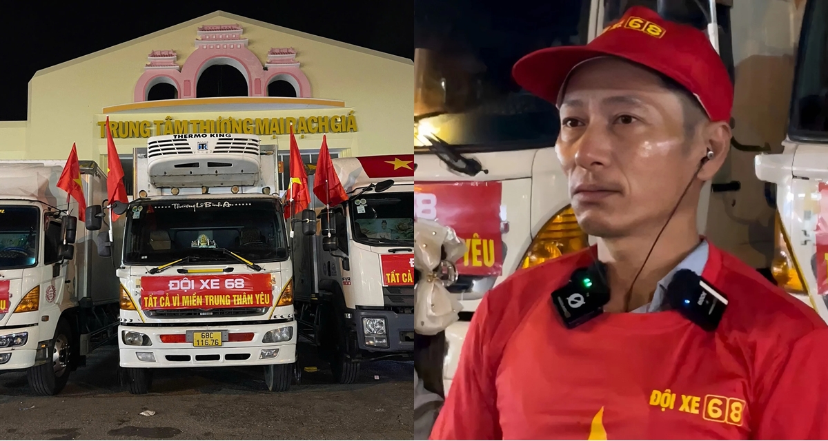 Sự thật bức xúc đằng sau thông tin đội trưởng xe 68 ‘bán vàng của vợ’ để mua nhu yếu phẩm cứu trợ