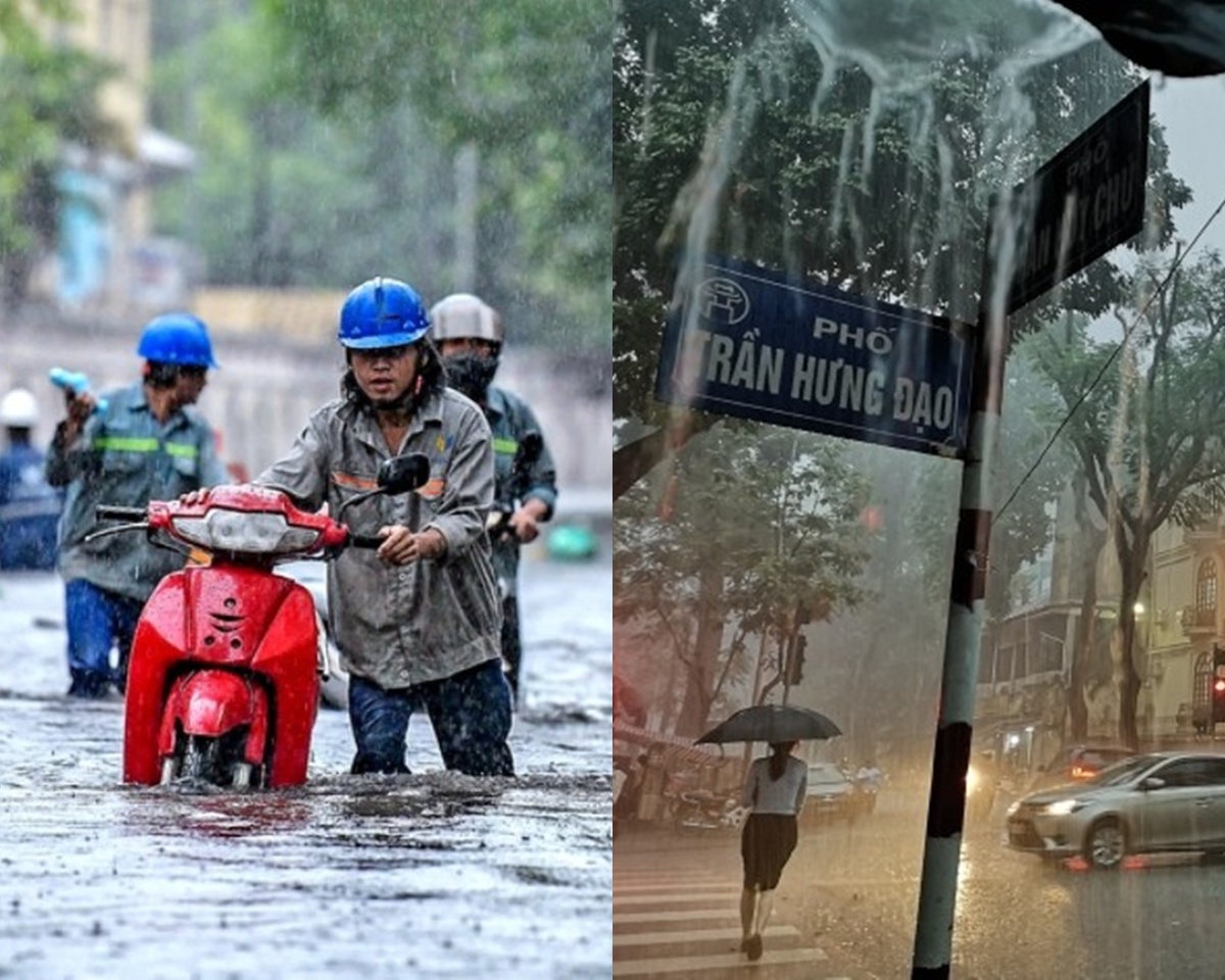 Khu vực Hà Nội tiếp tục có mưa lớn trong vài giờ tới: Cơ quan khí tượng cảnh báo nội thành ngập sâu