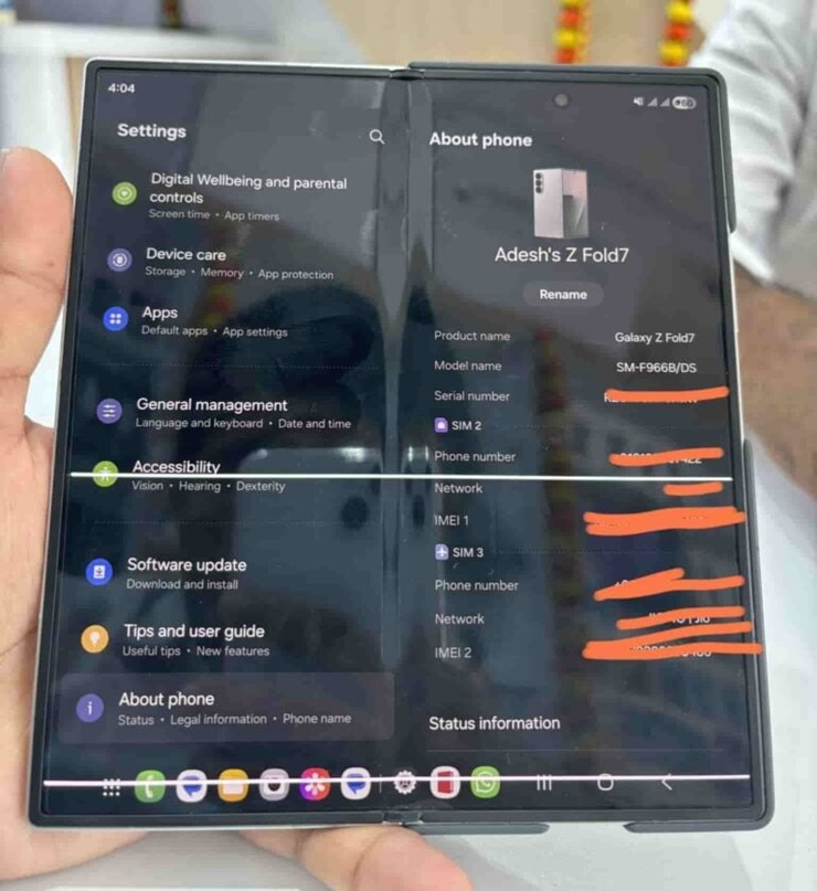 SỐC: Galaxy Z Fold7 sớm gặp lỗi sọc màn hình chí mạng khiến nhiều người dùng hoang mang