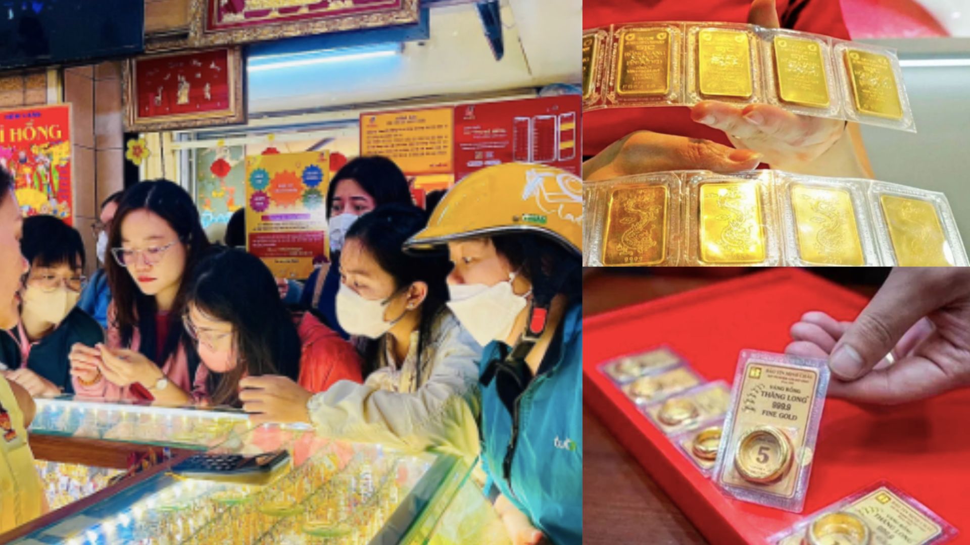 Giá vàng hôm nay 14/10: Tăng \'điên đảo\', thị trường \'náo loạn\' trước giá vàng miếng và vàng nhẫn trong nước