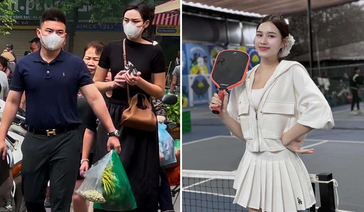 Trước khi kết hôn, hoa hậu Đỗ Thị Hà từng để lộ \'hint\' với đại gia Quảng Trị ở sân pickleball từ lâu