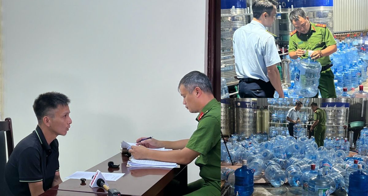 Bóc trần đường dây ‘hô biến’ nước máy thành Lavie chính hãng giữa Hà Nội: Lợi nhuận gấp 7 lần sau vài phút sản xuất!