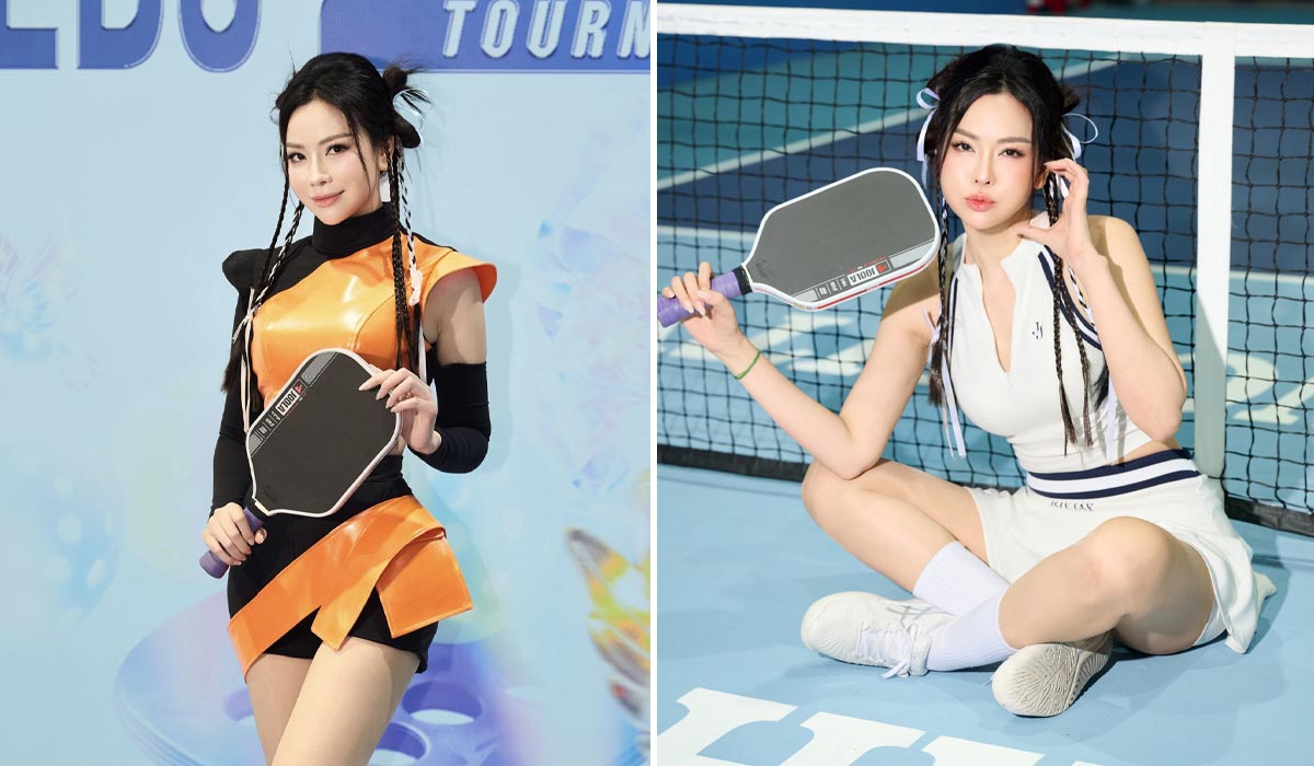 Chiếm spotlight với outfit \'không giống ai\' trên sân pickleball, Đào Lan Phương bất ngờ giật giải