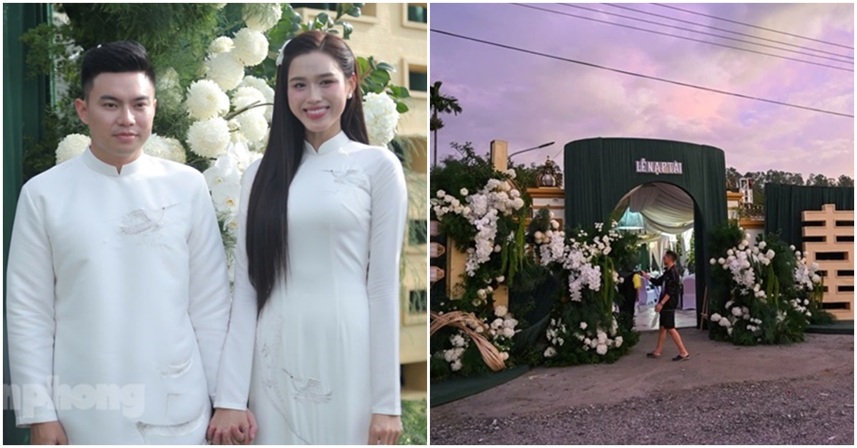 Cận cảnh tư gia của Hoa hậu Đỗ Thị Hà trong lễ ăn hỏi với thiếu gia Tập đoàn Sơn Hải