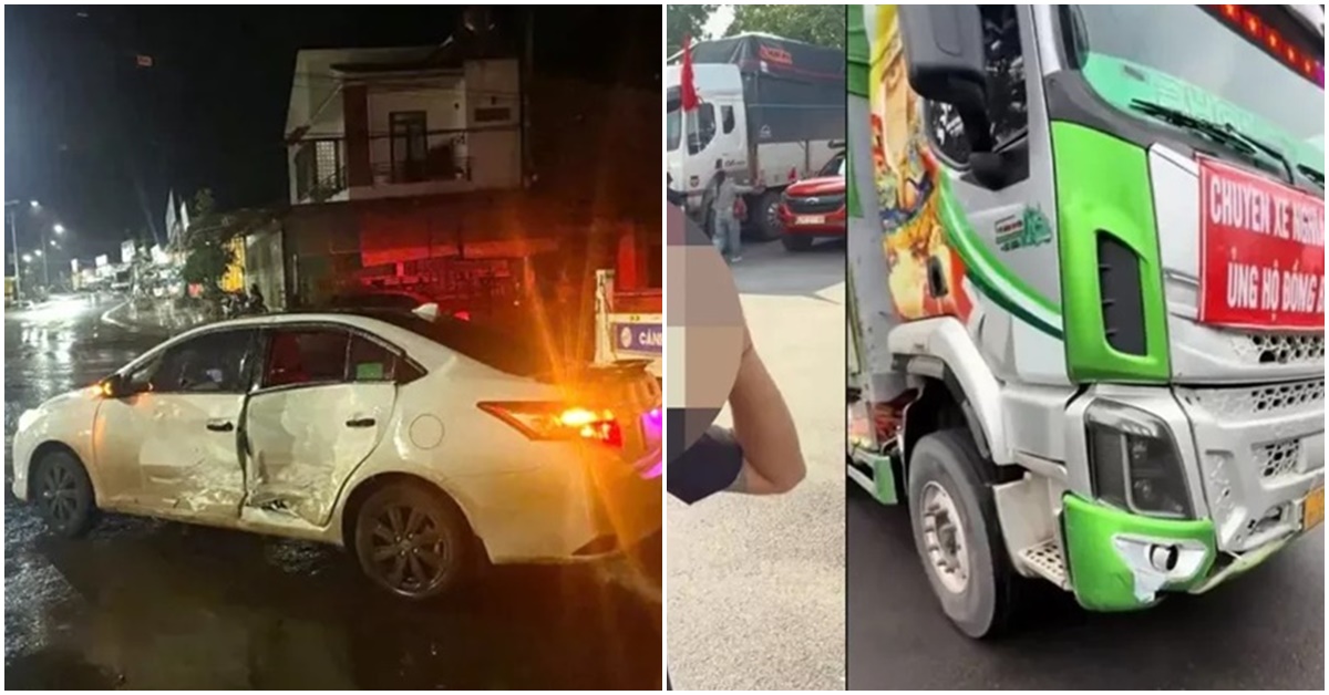 Thông tin nóng vụ đoàn xe cứu trợ va chạm với ô tô con và báo giá sửa chữa 91 triệu đồng gây tranh cãi