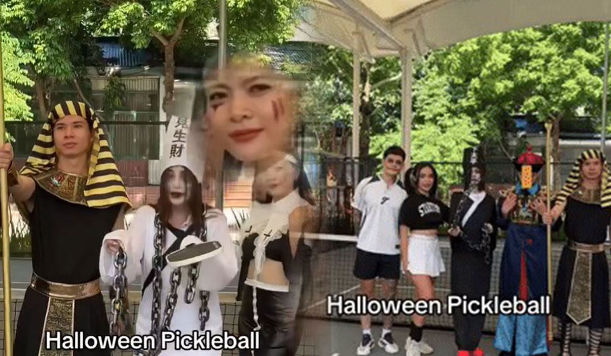 Độc lạ Pickleball Việt Nam: Biến sân đấu thành sàn diễn Halloween, CĐM bật cười vì độ \'chịu chơi\'