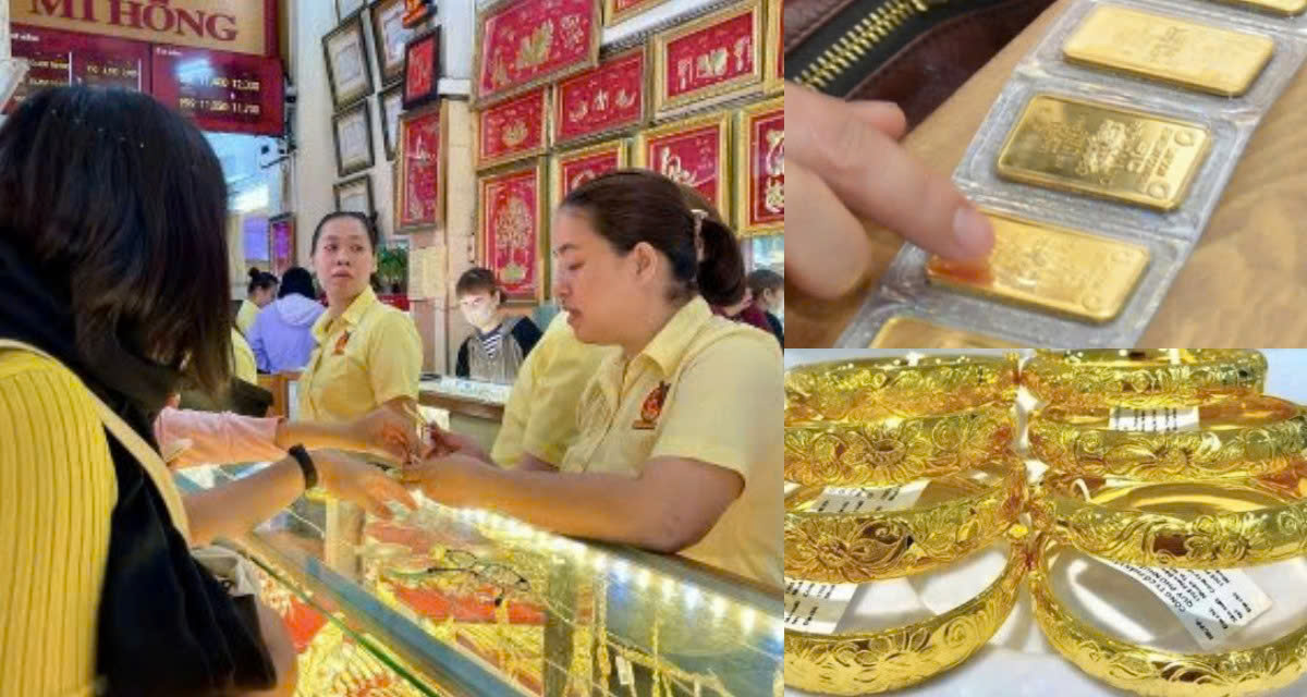Giá vàng hôm nay 20/10: Tiếp tục tăng \'dựng đứng\' lên đỉnh giá mới, giá vàng miếng lại gây \'choáng\'