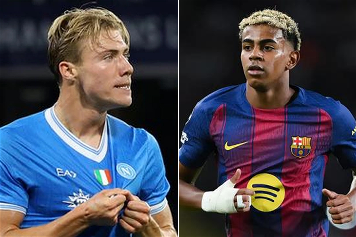 Lịch thi đấu bóng đá hôm nay: Hojlund lập kỷ lục tại Napoli; Gã khổng lồ gục ngã ở Champions League?