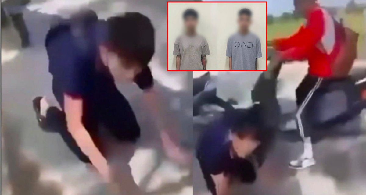 Khởi tố 2 thanh niên vụ ép nam sinh quỳ, liếm biển số xe máy ở Hà Nội: Có dấu hiệu phạm tội hình sự? 