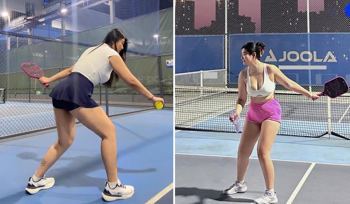 Bị mỉa mai vì trang phục nhạy cảm chơi pickleball, cô nàng 80kg đáp trả khiến đối phương \'đứng hình\'