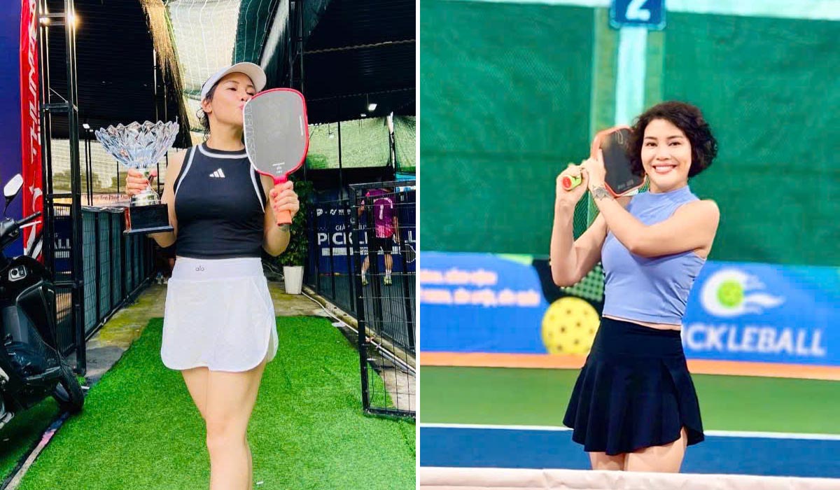 Bén duyên với pickleball ở tuổi U50, HLV Kim Oanh khiến chị em ghen tỵ với vẻ đẹp không tì vết
