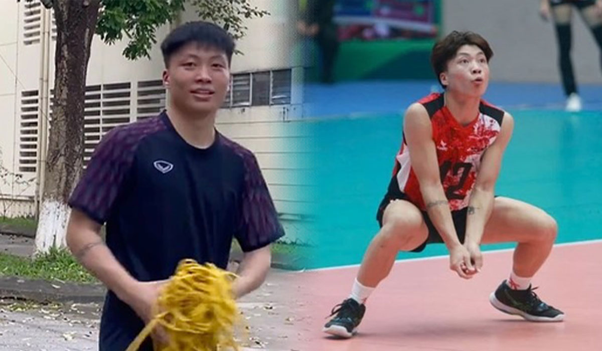 Đặng Thị Hồng \'lập công\' ở giải bóng chuyền hạng A, giúp đội bóng chủ quản thắng theo cách riêng