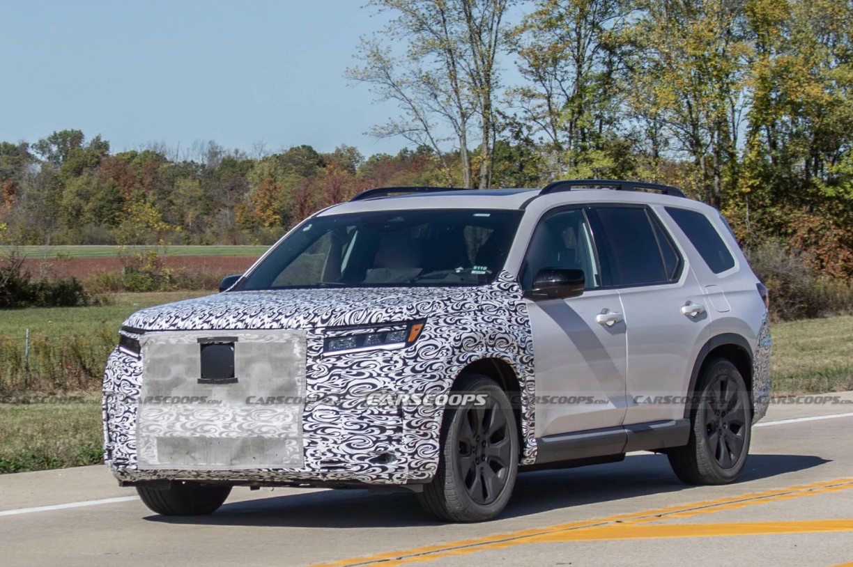 Honda Pilot facelift lộ diện: Đối thủ đáng gờm khiến Ford Everest phải dè chừng