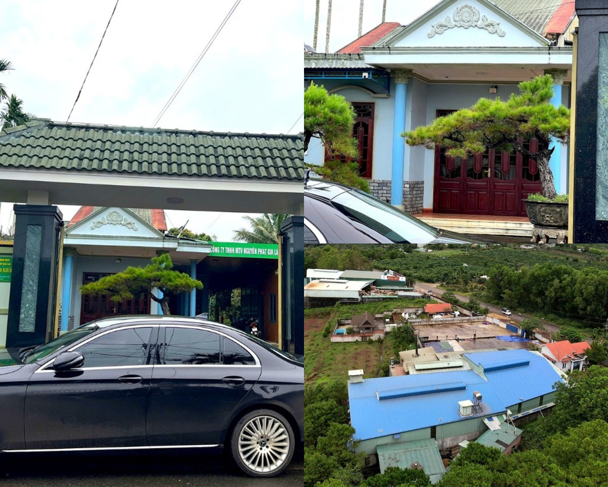 Cận cảnh căn nhà chục tỷ của \'đại gia\' bán cà phê giả vừa bị bắt ở Gia Lai khiến ai cũng \'choáng\'