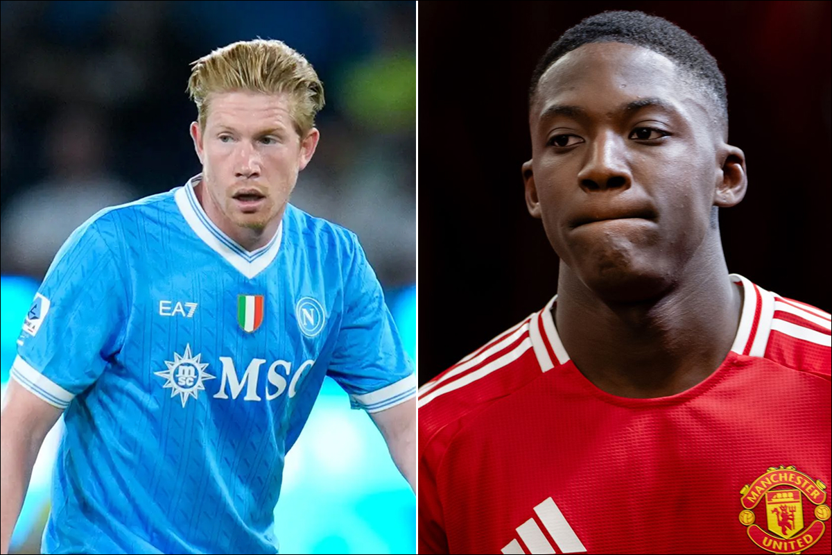 Kevin De Bruyne chấn thương d&agrave;i hạn, Napoli lập tức k&iacute;ch hoạt thương vụ Kobbie Mainoo trong th&aacute;ng 1