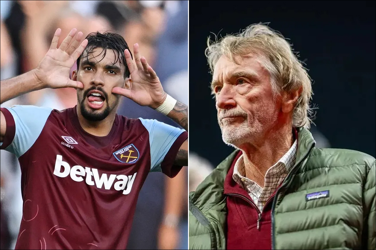 West Ham đồng ý để Lucas Paqueta gia nhập Man United, Sir Jim Ratcliffe kích hoạt bom tấn đầu tiên