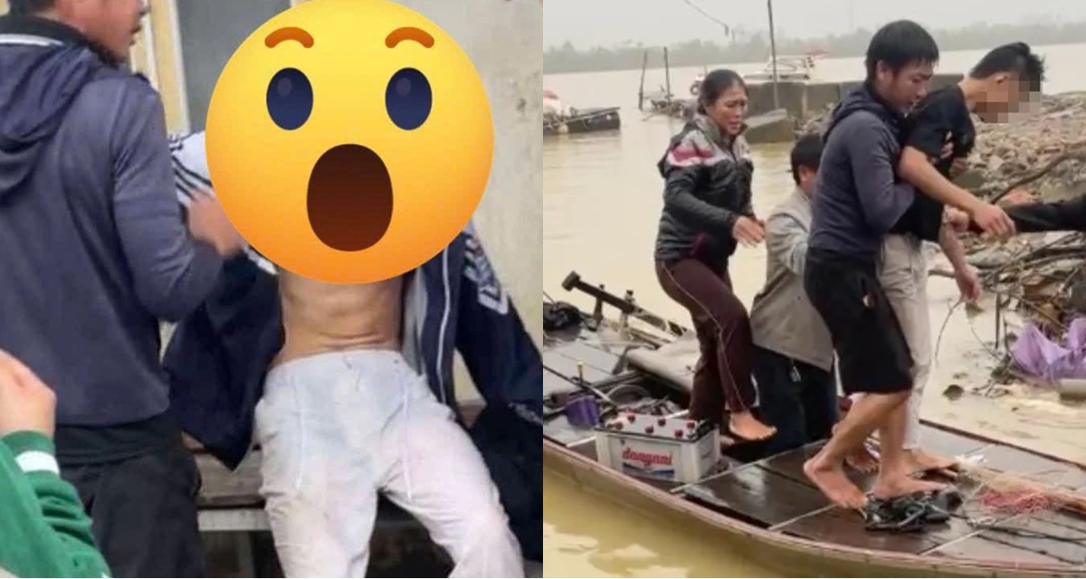 Thanh niên làm điều dại dột ở cầu Bến Thủy, dân cứu sống xong đòi đánh, dìm nước cho sợ