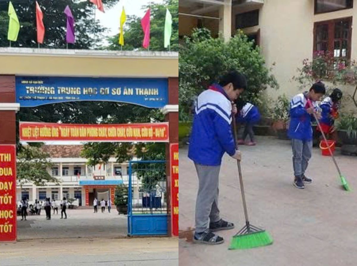 Diễn biến bất ngờ vụ giáo viên dừng dạy để học sinh đi dọn rác