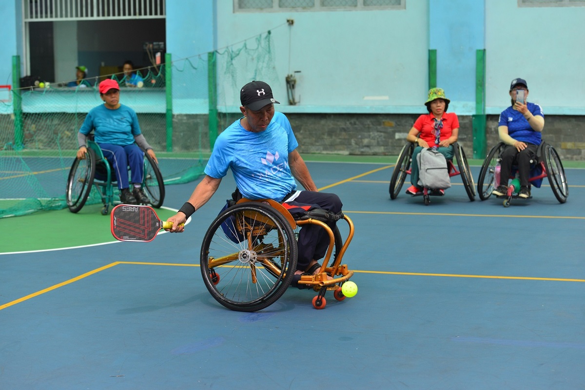 Cộng đồng người khuyết tật Việt Nam gây sốt với Pickleball, sáng chế ra xe lăn kiểu mới