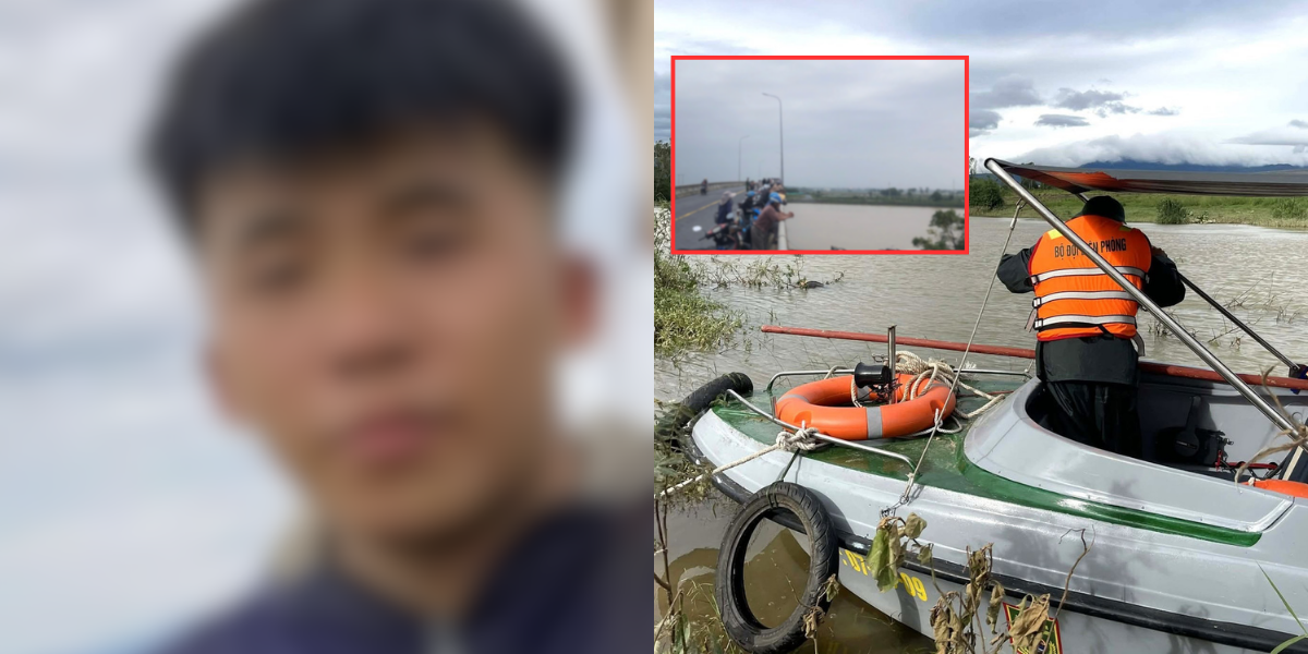 Tìm thấy thi thể nam sinh bỏ lại xe máy và điện thoại trên cầu, tiết lộ tình trạng cuối của nạn nhân