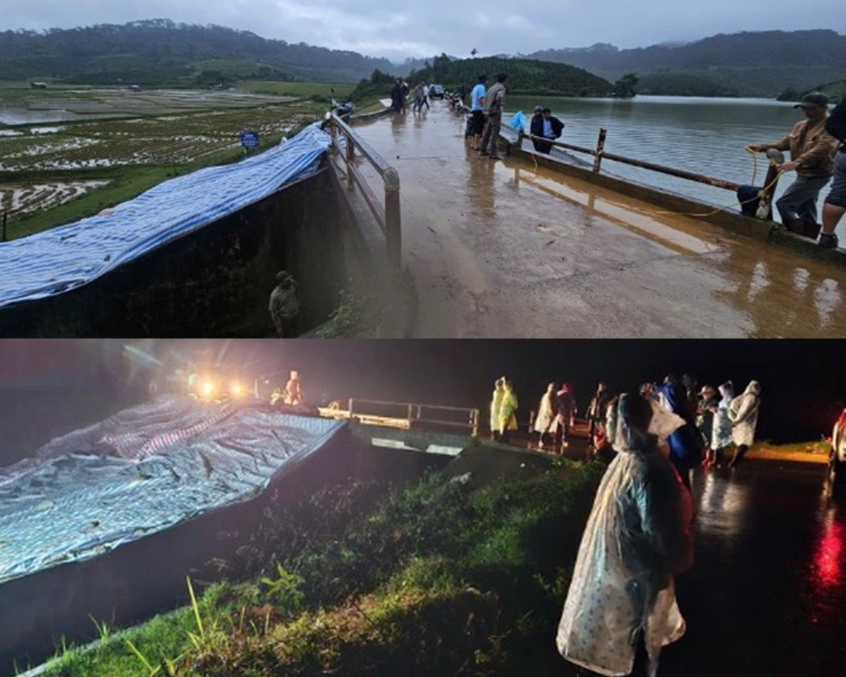 Ph&aacute;t hiện hồ thủy lợi c&oacute; dung t&iacute;ch h&agrave;ng triệu m3 c&oacute; nguy cơ vỡ, L&acirc;m Đồng sơ t&aacute;n người d&acirc;n trong đ&ecirc;m