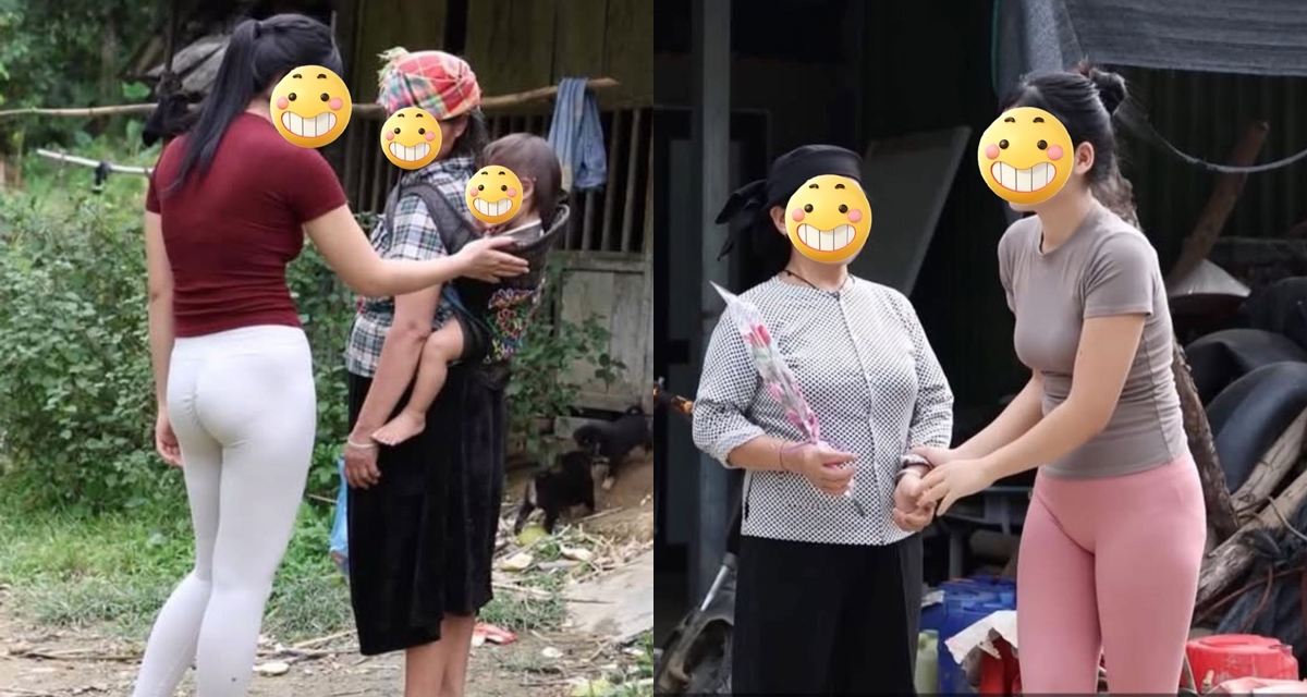 Danh tính cô gái mặc quần tập gym đi từ thiện, khoe trọn vòng 3 \'nghẹt thở\', CĐM đỏ mặt không dám nhìn