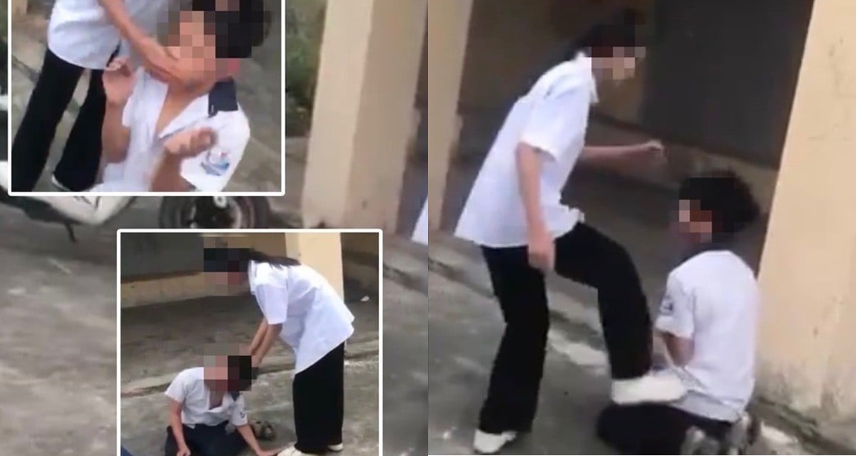 Bố nam sinh lớp 9 bị bạn nữ bắt quỳ rồi đánh dã man hé lộ thông tin sốc, nữ sinh tiếp tục thách thức