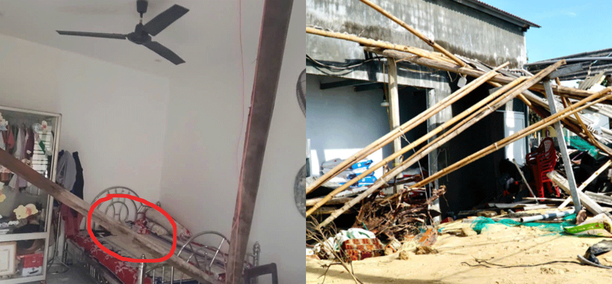 Gia Lai: Người đàn ông bị thanh xà gồ thép từ mái nhà hàng xóm bay sang đâm trúng đầu tử vong