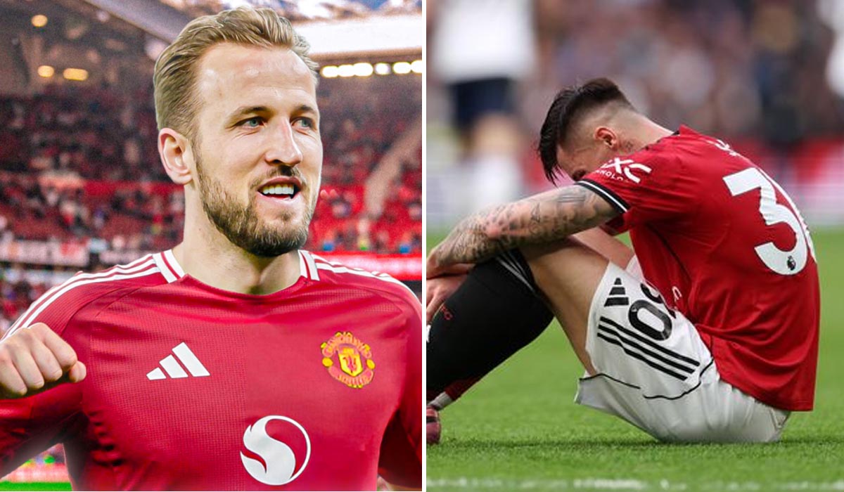 HLV Amorim thay thế Benjamin Sesko, Man United chớp cơ hội vàng chiêu mộ bom tấn Harry Kane?