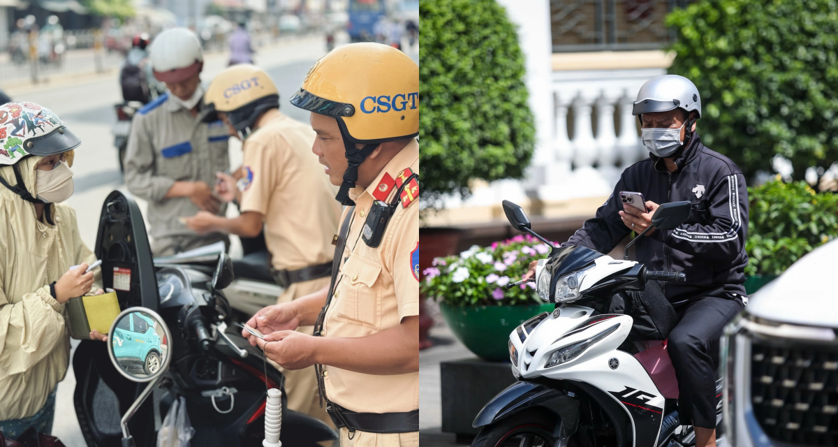 Thực hư chuyện ‘dừng đèn đỏ dùng điện thoại bị phạt’: Cục CSGT nói rõ điều nhiều người hiểu sai