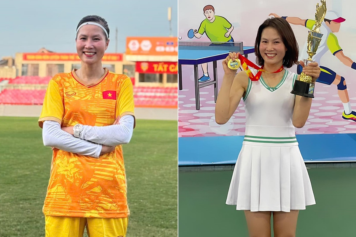 Bông hồng \'không tuổi\' của bóng đá Việt Nam gây sốt ở giải pickleball VTV Cup 2025