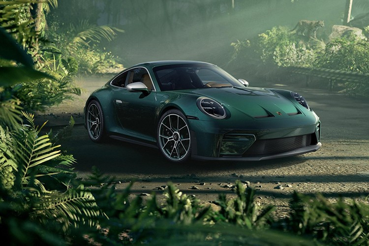 Porsche 911 GT3 Touring Ocelot 2026 ra mắt: Lấy cảm hứng từ \'sát thủ rừng xanh\' Colombia